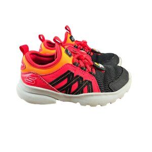 Skechers Boys Athletic Sneakers Black/Red Size 10